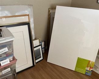 Blank artist canvas 