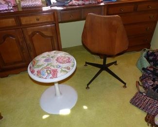 Vintage chair & stool