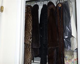 Vintage women's furs