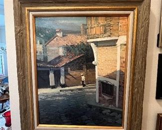 Original oil painting by George Fischer
