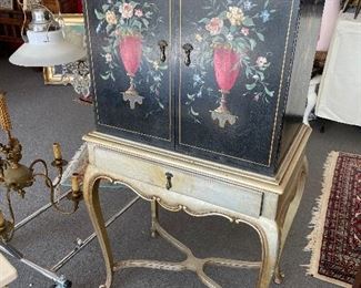 1930's painted cabinet