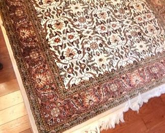 1 of 3 Pictures - Vintage Wool Rug by Moren Oriental Rugs Company. Size 5'3"x7"