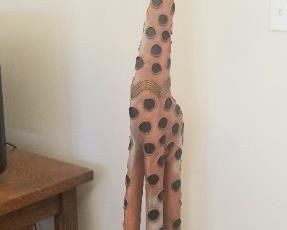 Large wooden giraffe