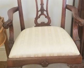 Two captain's chairs and four normal chairs available , sold as set