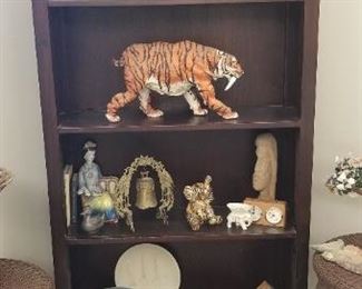 Shelving with lots of great animals