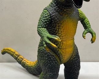 1997 Dormei 15" Poseable Godzilla Figurine Yellow