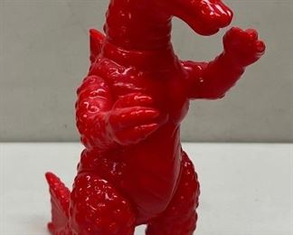 1997 Toho Bullmark Red Titanosaurus Poseable 9.5" Figurine 