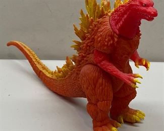 Toho Bandai 2008 8" Burning Godzilla Poseable Figurine 