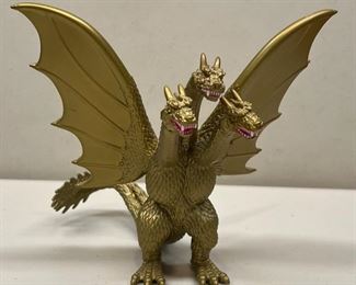 Toho 2014 Gold 7" King Ghidorah Poseable Figurine