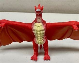 Bandai 1998 10" X 5.5" Fire Rodan Figurine Made In China