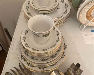 set of christmas china *more not pictured*