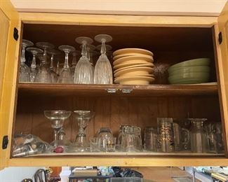 bowls, wine glasses, shot glasses, margarita glasses, and more