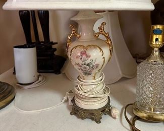 Vintage Porcelain lamps