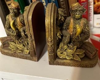 Vintage Monkey Bellhop Bookends (more bookends available)