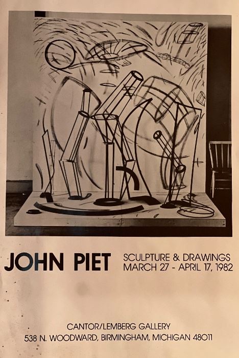 1982 Exhibition poster, Cantor/Lemberg Gallery