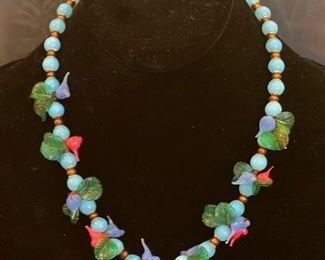 Murano Ventrcian glass necklace