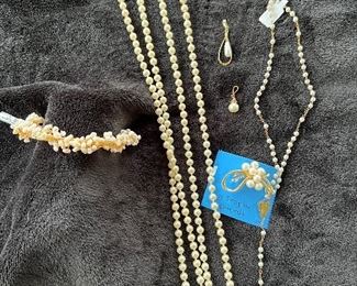 If you love pearls, there are lots to choose from both real and costume