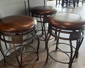 Very cool barstools from Frontgate!