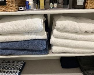 Lots of towels and linens 