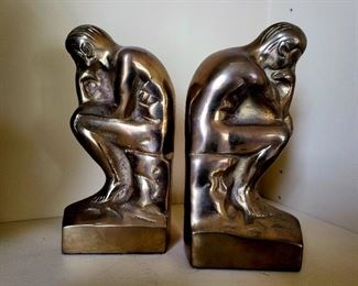 Pair bookends, The Thinker