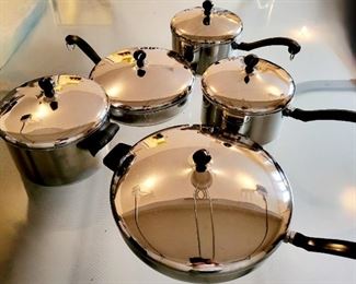 10-pc Set FARBERWARE Stainless Steel Cookware