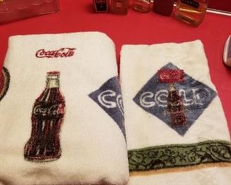 Coke cola towels 
