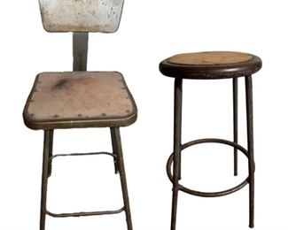 Vintage Industrial Barstools