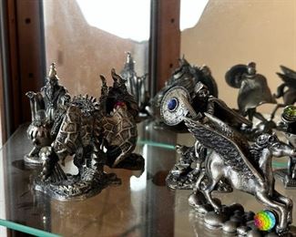 Mark Locker pewter collectible figurines
