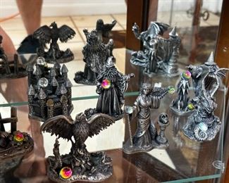 Mark Locker pewter collectible figurines