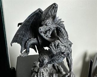 Mark Locker pewter collectible dragon figurine