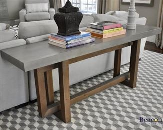 Restoration Hardware sofa table