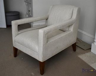 One of a pair of MItchell Gold chairs