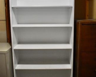 White bookcase
