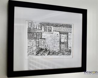 “The Roost” limited edition framed print by Julie Mader.