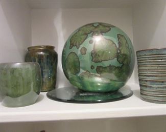 More amazing pottery with unique glazes by Mr. Hughes