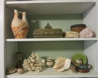 Pottery and seashells
