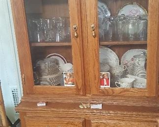 7. CHINA CABINET 2  PIECE $85