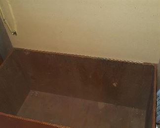 40. HAND MADE CHEST GOOD FOR TOYS OR STORAGE $20