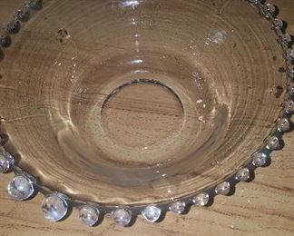 45. CANDLEWICK  10" BOWL $15