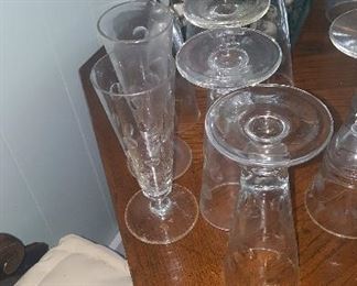 69. VINTAGE BEER GLASSES SET OF 8 $10