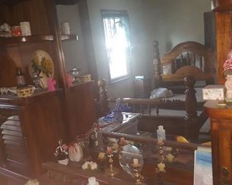 77. HUTCH ON DRESSER