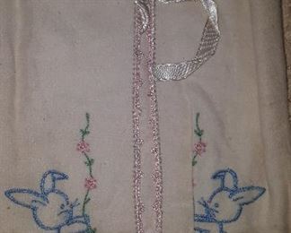 84. VINTAGE BABY BED JACKET $8