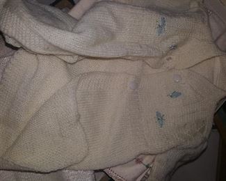85. VINTAGE BABY SWEATER $5