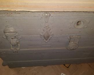 95. WOODEN TRUNK $40