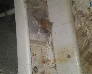 107, CAST IRON SINK $25