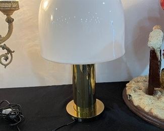 Mushroom Brass Table Lamp