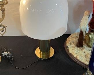 Mushroom Brass Table Lamp
