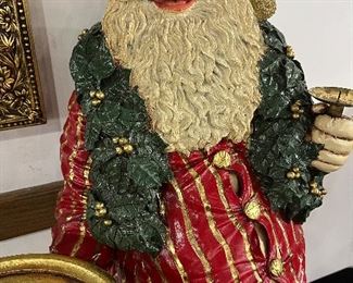 Santa Greeter Statue