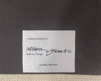 Steven G. Inc Interior Design Beautiful Cloth Sectional Sofa