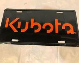 Kubota License Plate